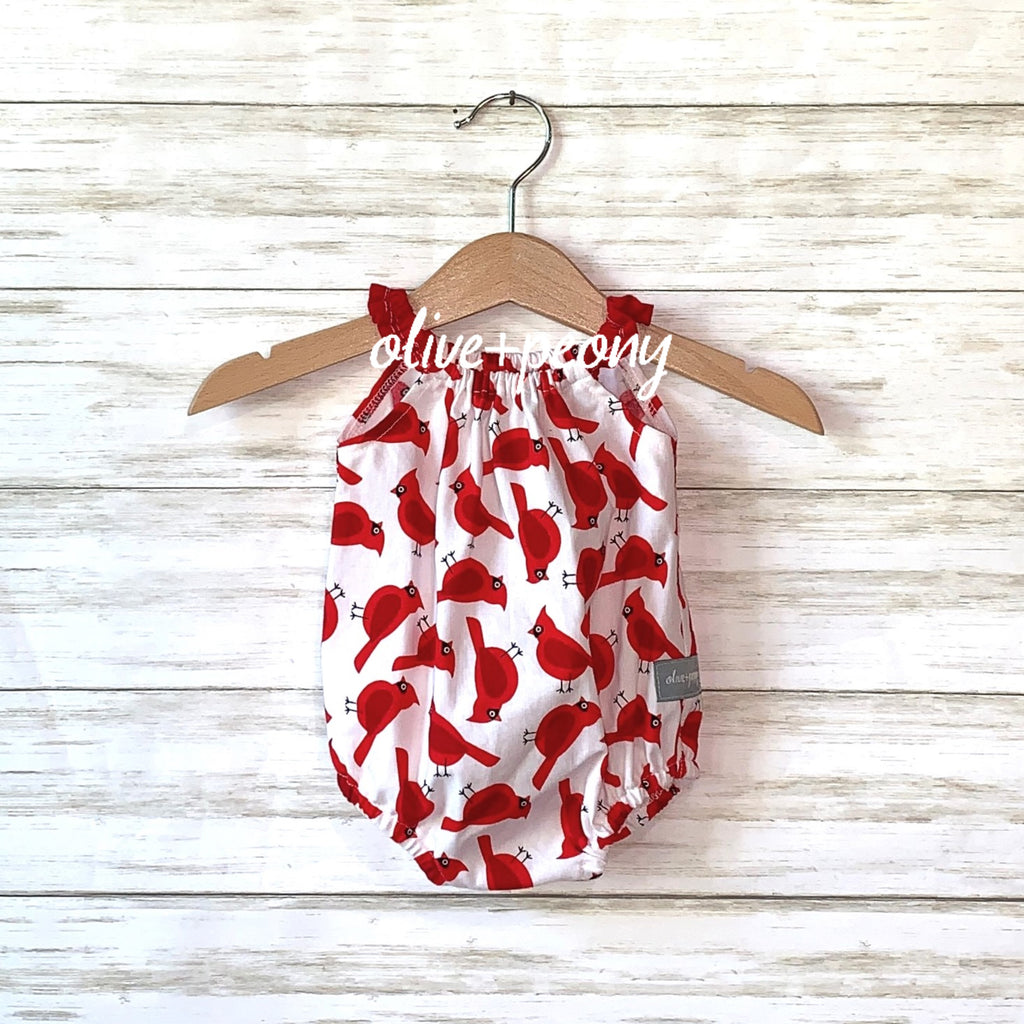 Cardinal Bird Playsuit