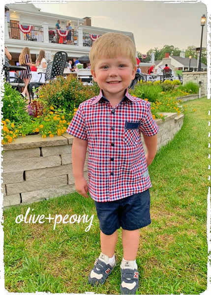 Patriotic Plaid Shirt